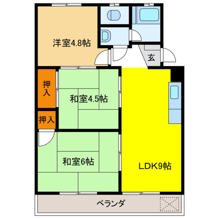 間取図 メゾン新所