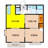 エレガンスイシグレ 3LDKの間取り