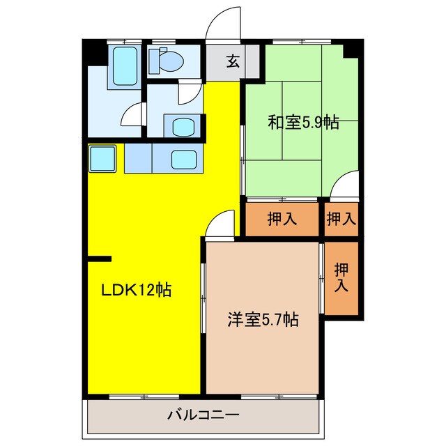 間取り図 AVION岐阜