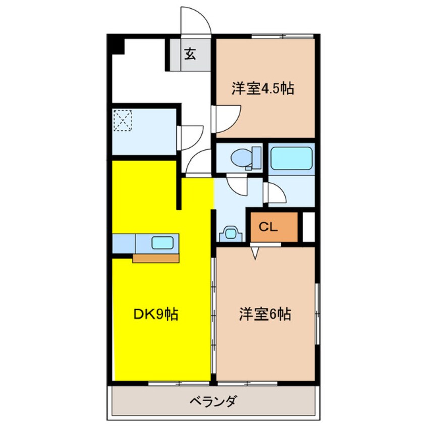 間取図 メゾン細畑