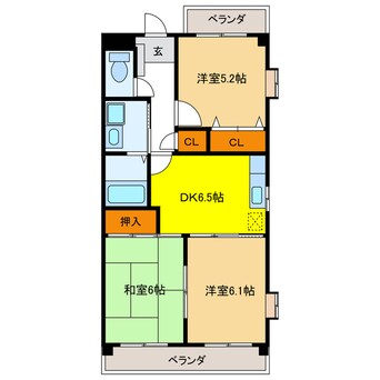 間取図 Ｍ’Ｓ　ＨＯＵＳＥ　akanabe