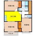 オーブリー中野の間取図