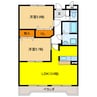 メゾンエスポワール 2LDKの間取り