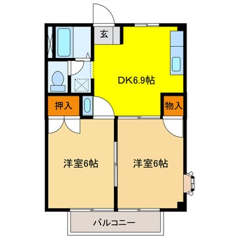 間取図 ファミーユＢ