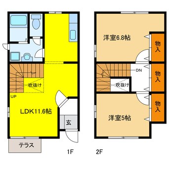 間取図 エントピア・ハイム