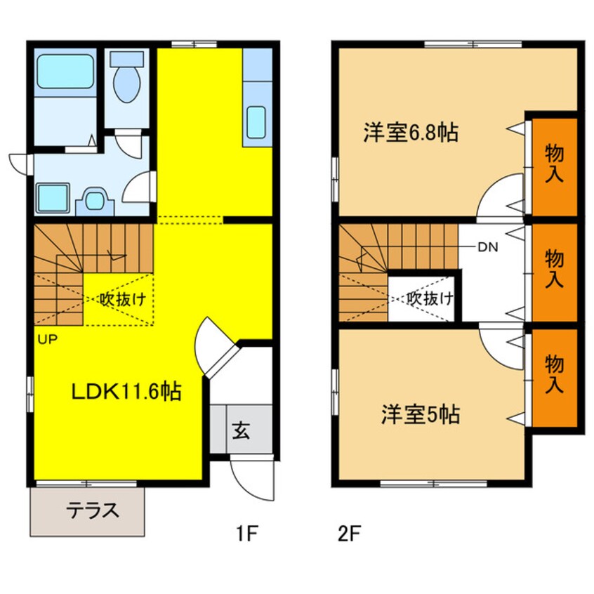 間取図 エントピア・ハイム