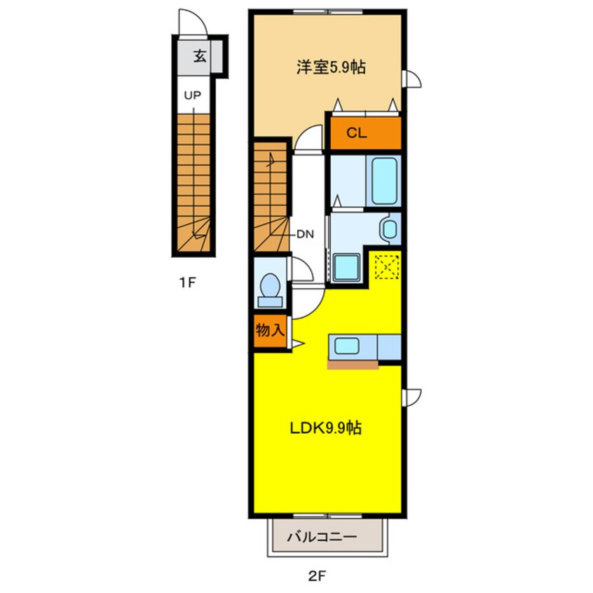 間取図 グリーンハウス東中島