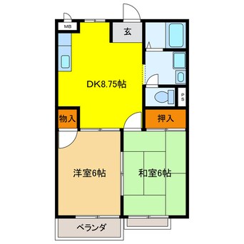 間取図 ＫＳ　ＨＯＵＳＥ