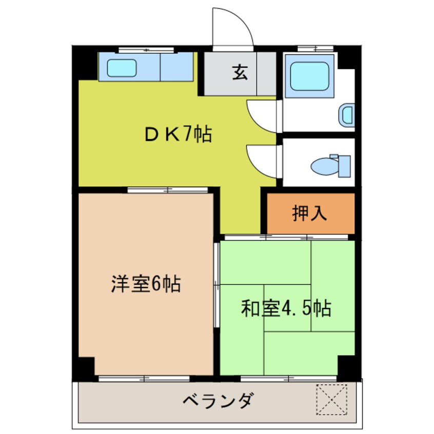 間取図 宝海ビル