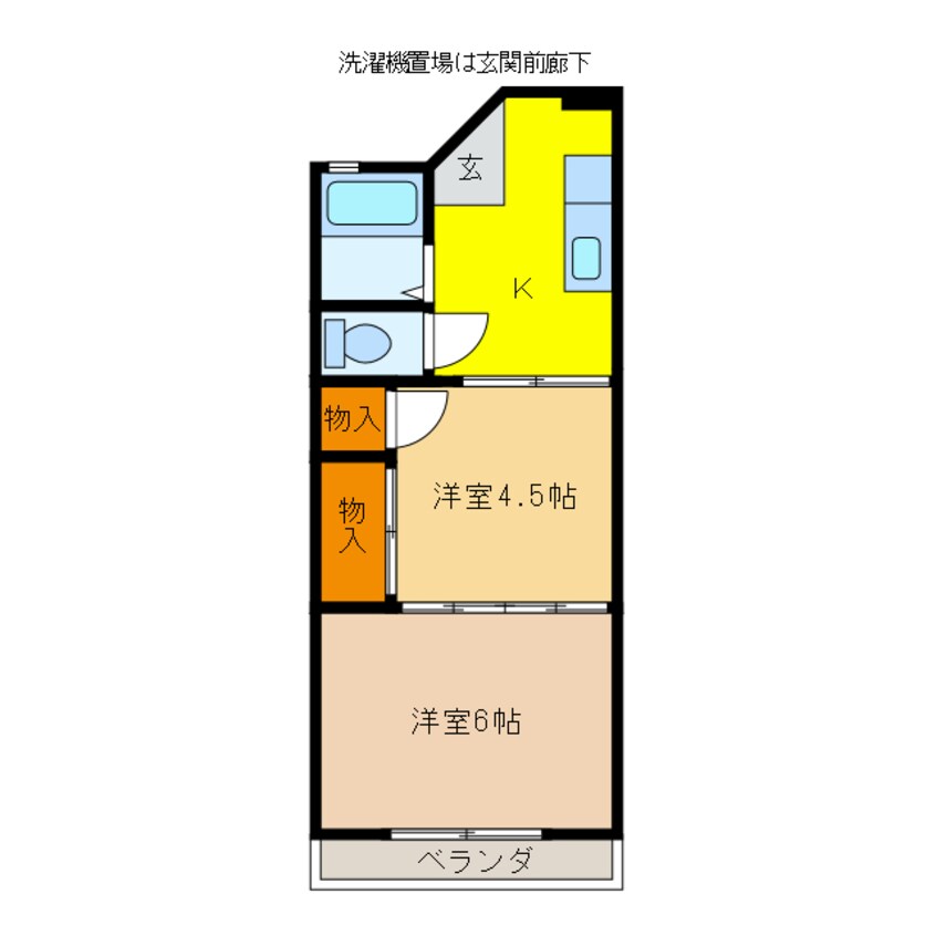 間取図 あけぼの荘