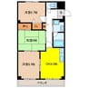 セントラルハイツ野瀬WEST 3DKの間取り