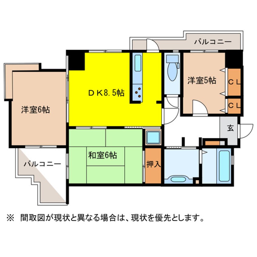 間取図 ナビシティ新岐阜