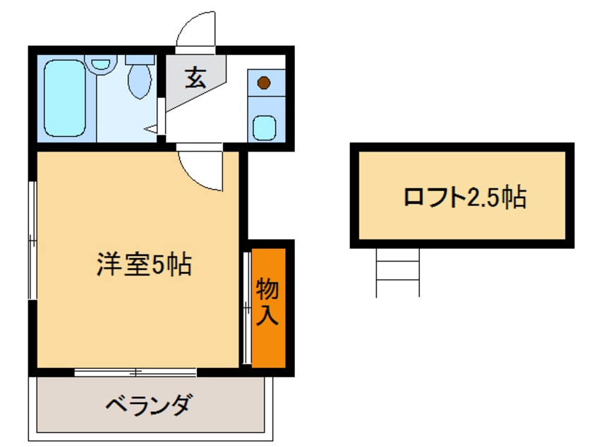 間取図 アルカディア北一色
