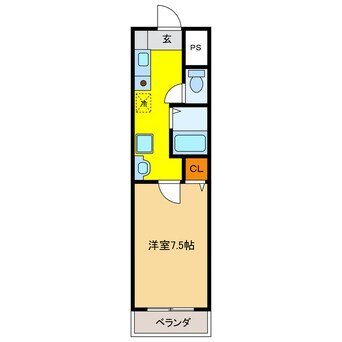 間取図 リアライズ岐阜駅前