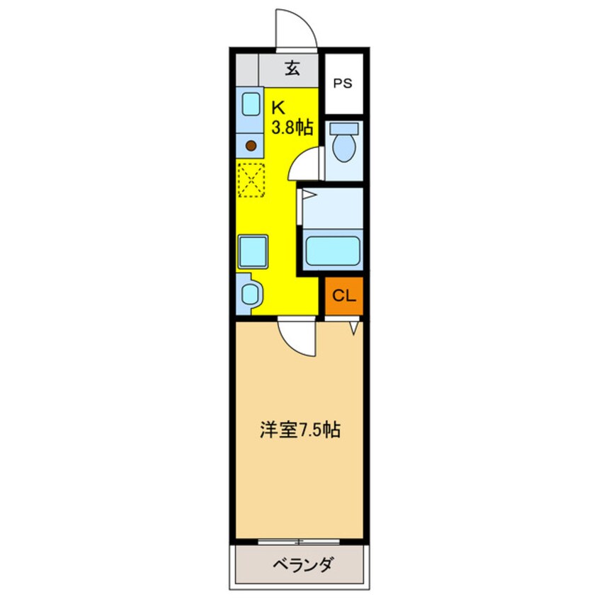 間取図 リアライズ岐阜駅前