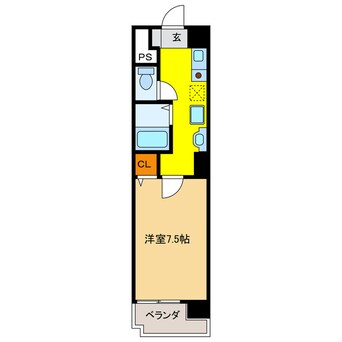 間取図 リアライズ岐阜駅前