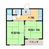 南陽ビル 2Kの間取り