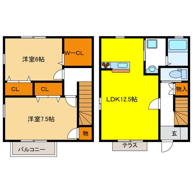 間取り図 ＨＡＲＵ花ＭＩＺＵＫＩ
