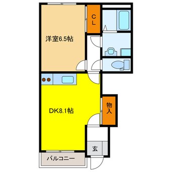 間取図 サンコートブロッコリー