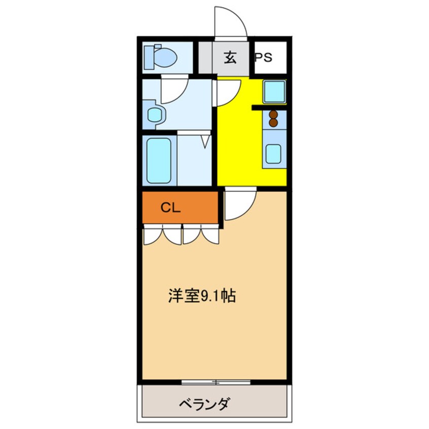 間取図 グリーンヒルズ