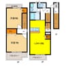 グレイス ドゥー 2LDKの間取り