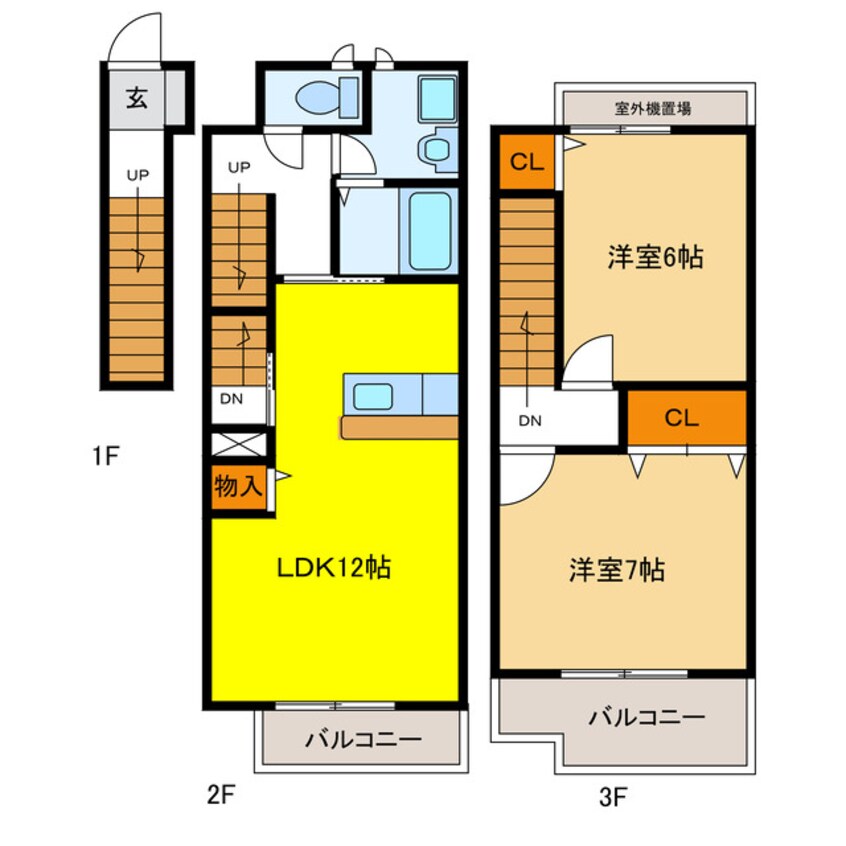 間取図 グレイス ドゥー