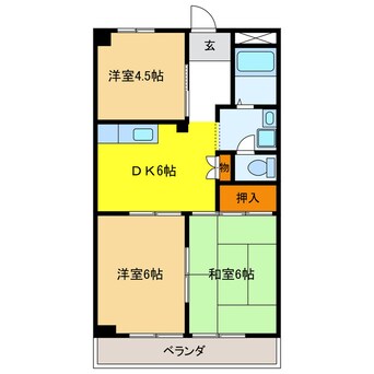 間取図 東海マンション