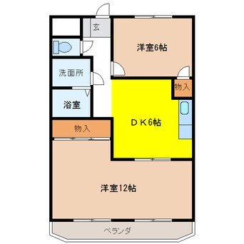 間取図 レジデンス岸野1