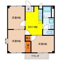 サンハイツ ハヤシⅡの間取図