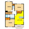 シャルマンドムール 3LDKの間取り