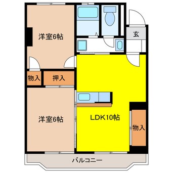 間取図 メゾン岐阜