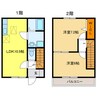 MAISONETTE　飯沼Ⅱ 2LDKの間取り
