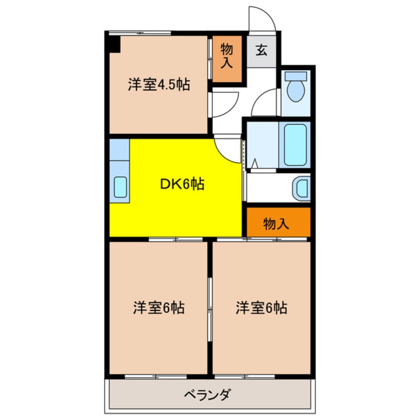 間取図 クレセントマンション