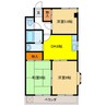 クレセントマンション 3DKの間取り