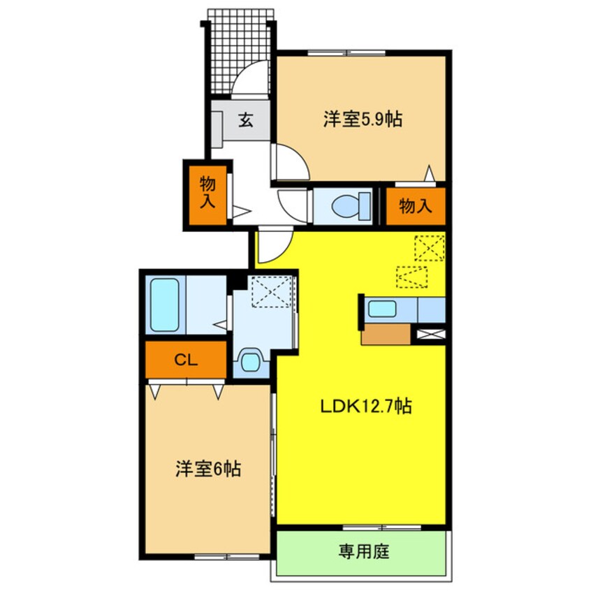 間取図 エレガント社古地Ⅱ