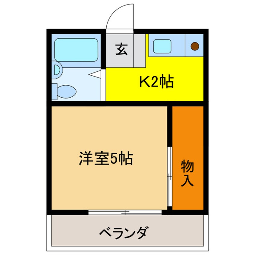 間取図 コーポラス青柳