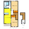 a domani 2DKの間取り