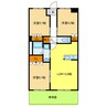 クローバー 3LDKの間取り