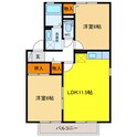 コートハウス岐陽の間取図
