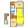 サン　セール 2LDKの間取り
