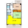 シャリテ.ＧＳ 2LDKの間取り