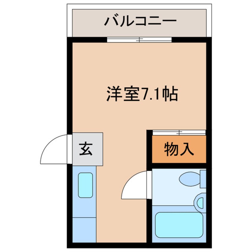 間取図 サンコーポＮｏ.６