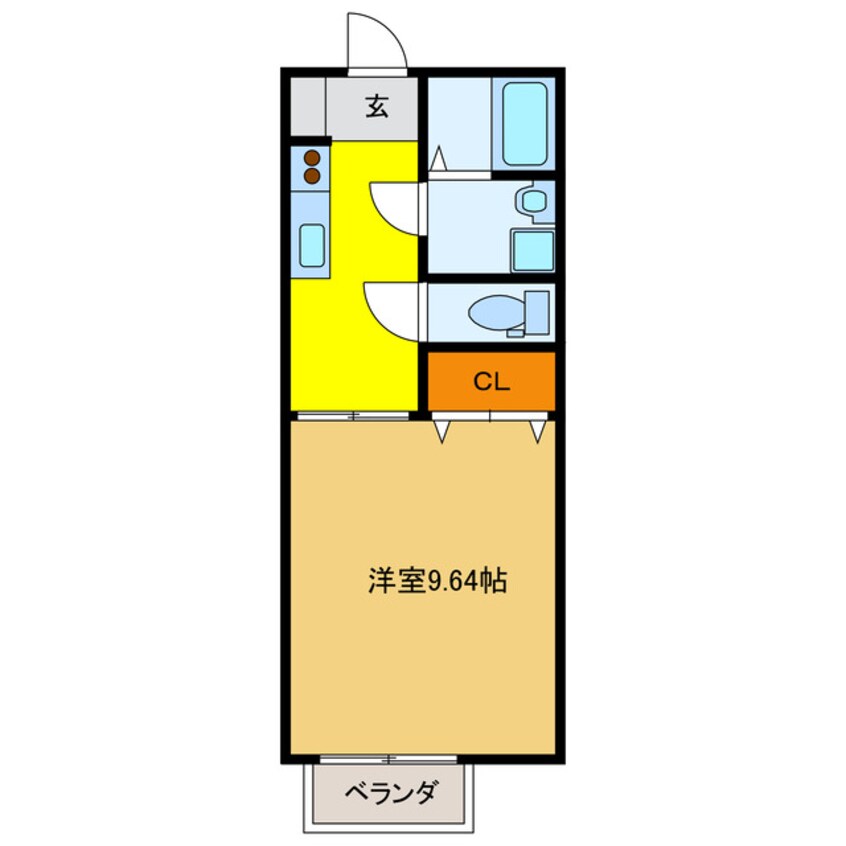 間取図 コーポ加納２