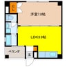 Ｓｔａｔｉｏｎ　Ｖｉｅｗ加納 1LDKの間取り