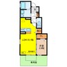 レセンテさくら 1LDKの間取り