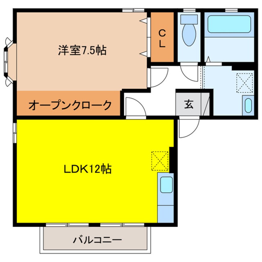 間取図 グレース樹木