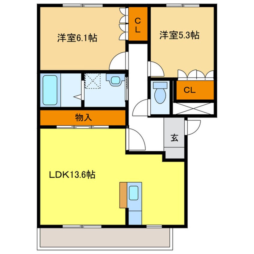 間取図 プールミッシュ長森