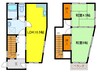 竜田町1丁目貸家 2LDKの間取り