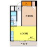 メゾン流水 1LDKの間取り