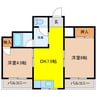 アトーレＨＡＹＡＳＨＩ 2DKの間取り